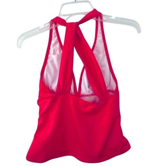 Venus Tankini Padded Cross Back Salmon SZ 4 - Picture 2 of 12